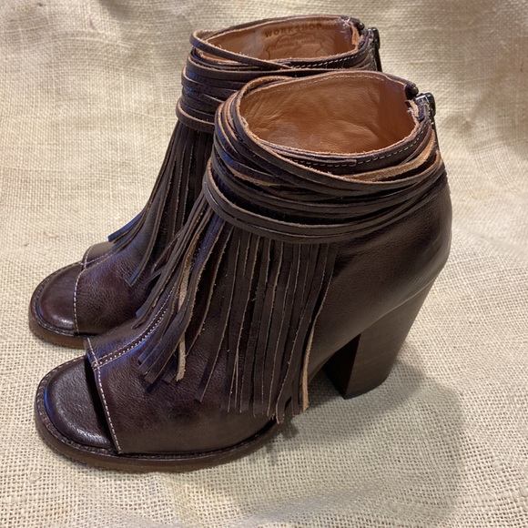 Bed Stu Olivia leather fringe bootie 7.5 - Picture 4 of 13